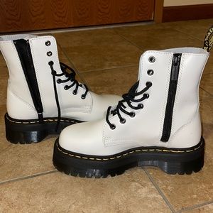brand new, never worn dr. marten platform!